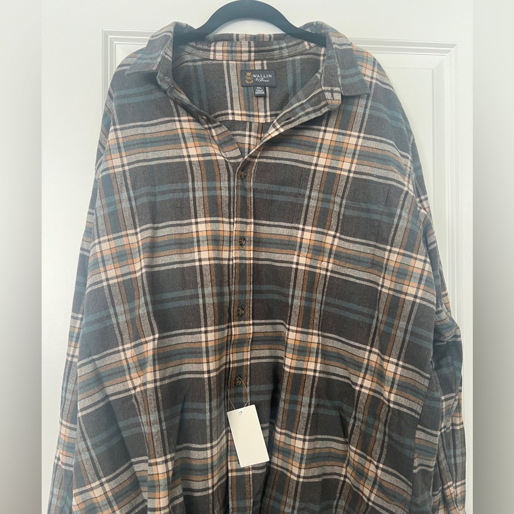 Mens Wallin Bros California beach flannel